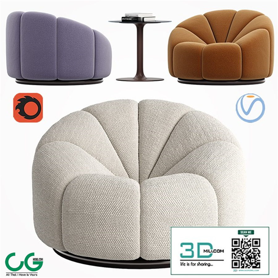 Pierre Paulin Fauteuil Alpha
